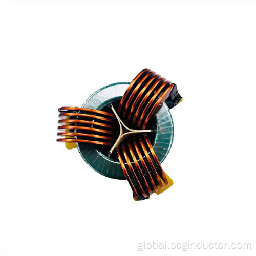 High Current Toroidal Power Inductor Three-phase common mode vertical winding inductors Factory